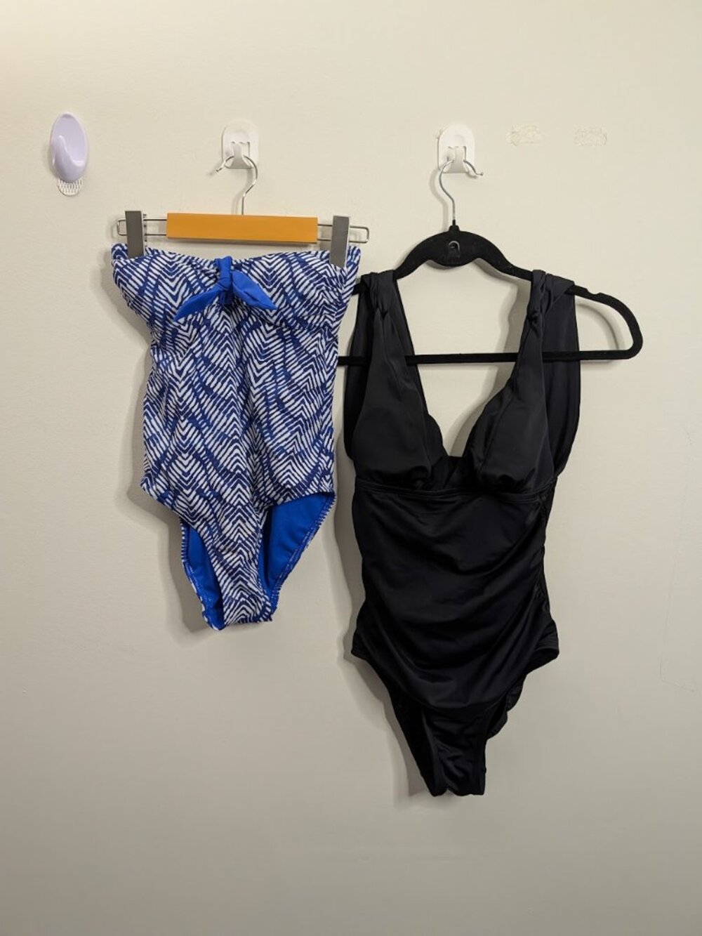 Black + Blue One-Piece Swimsuit Bundle XS